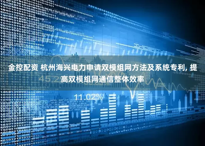 金控配资 杭州海兴电力申请双模组网方法及系统专利, 提高双模组网通信整体效率